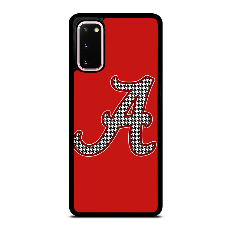 ALABAMA CRIMSON TIDE HOUNDSTOOTH ICON Samsung Galaxy S20 Case Cover