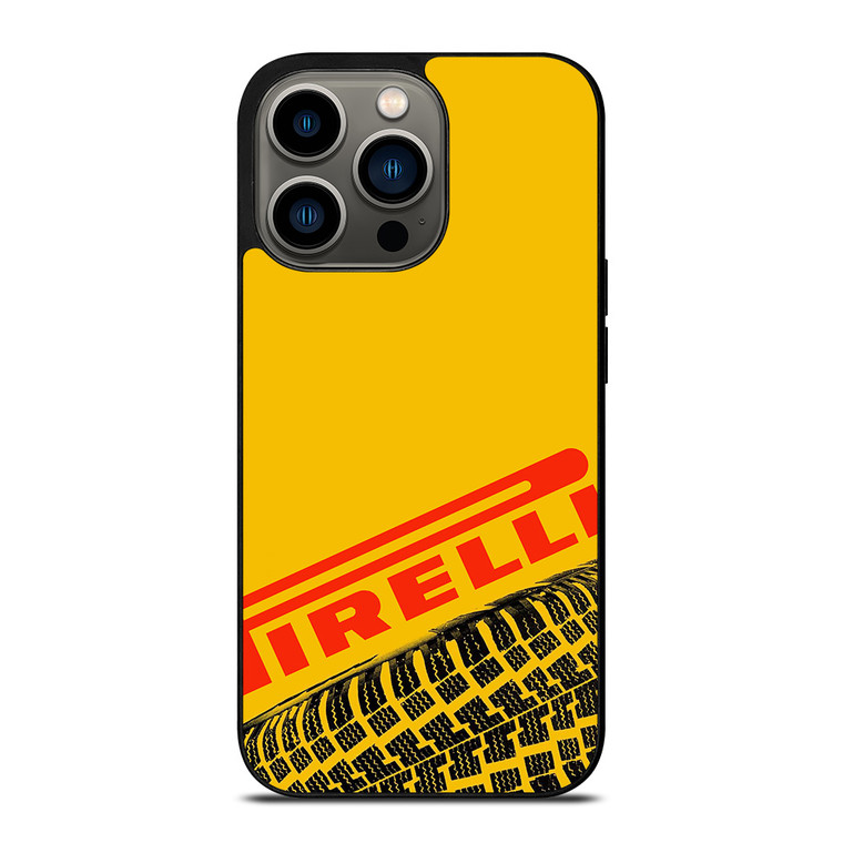 PIRELLI TIRE LOGO YELLOW iPhone 13 Pro Case Cover