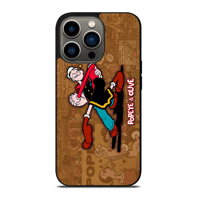 POPEYE AND OLIVE DANCE iPhone 13 Pro Case Cover
