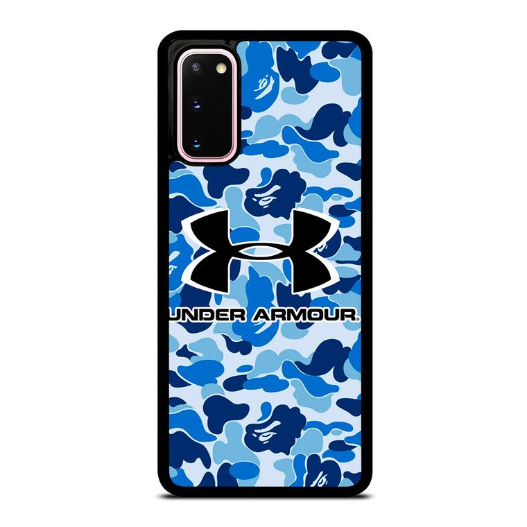 UNDER ARMOUR BLUE CAMO BAPE Samsung Galaxy S20 Case Cover