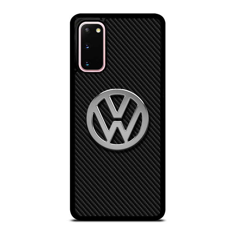 VW VOLKSWAGEN METAL CARBON LOGO Samsung Galaxy S20 Case Cover