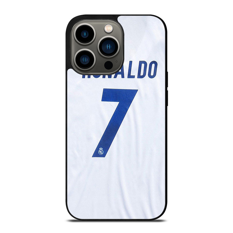 RONALDO CR7 JERSEY REAL MADRID iPhone 13 Pro Case Cover