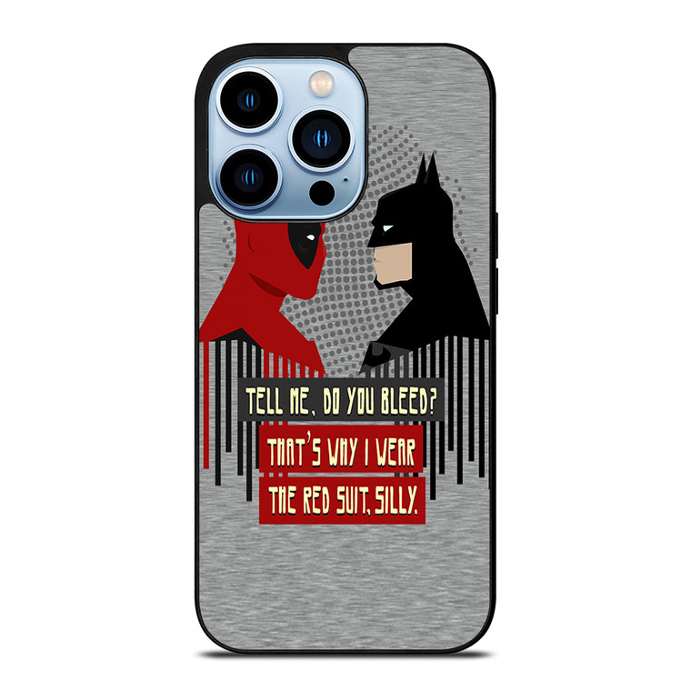 DEADPOOL VS BATMAN iPhone 13 Pro Max Case Cover