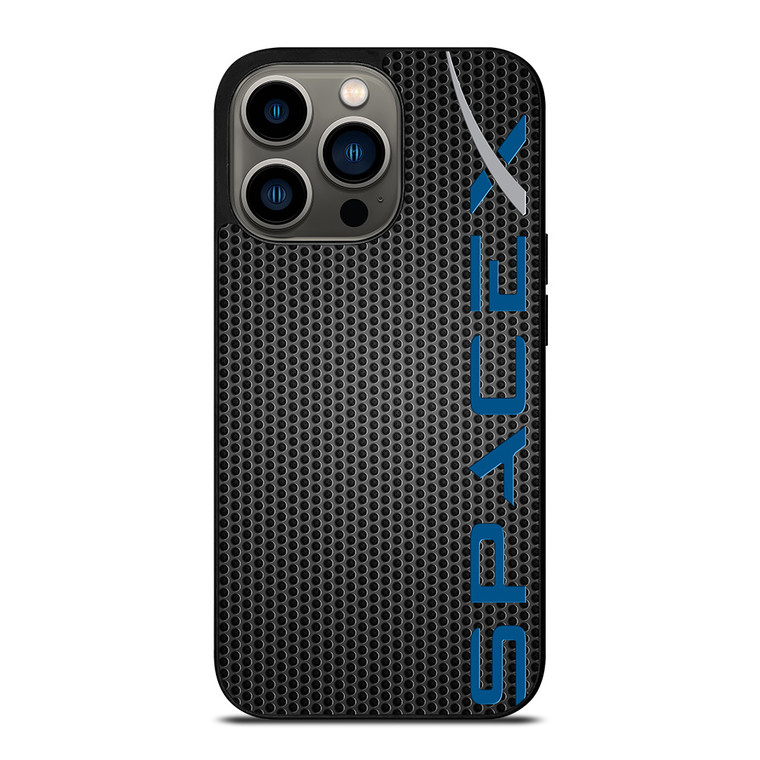 SPACE X LOGO METAL iPhone 13 Pro Case Cover