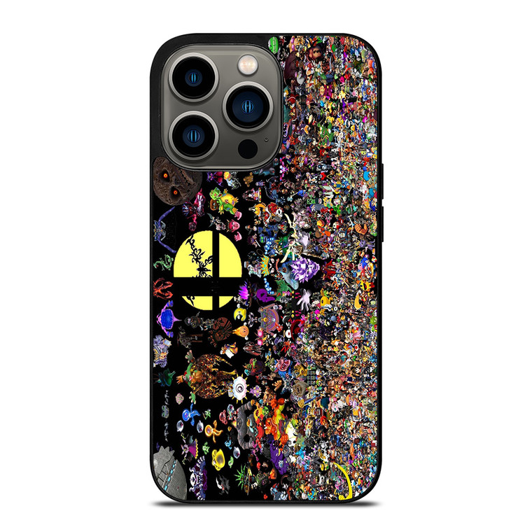 SUPER SMASH BROS ALL CHARACTER iPhone 13 Pro Case Cover