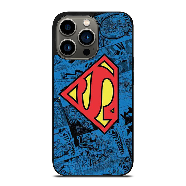 SUPERMAN DC COMIC LOGO iPhone 13 Pro Case Cover