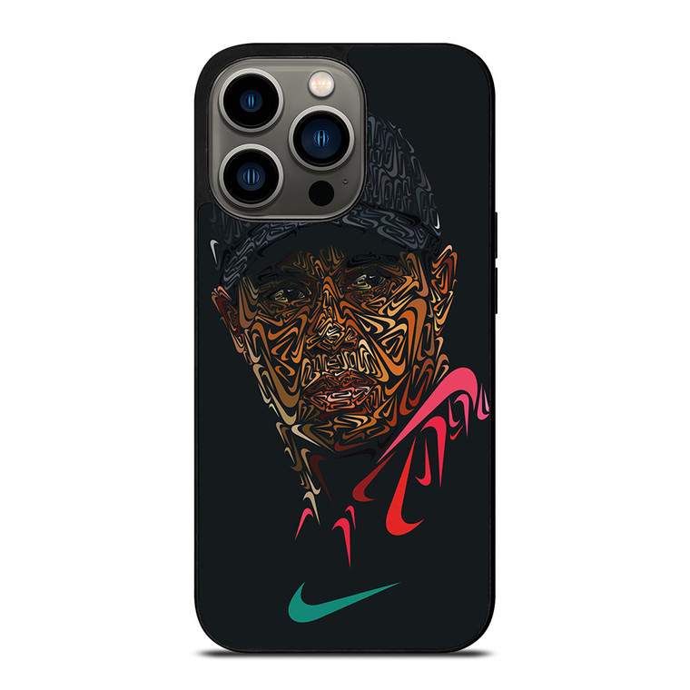 TIGER WOODS NIKE PORTRAIT iPhone 13 Pro Case Cover