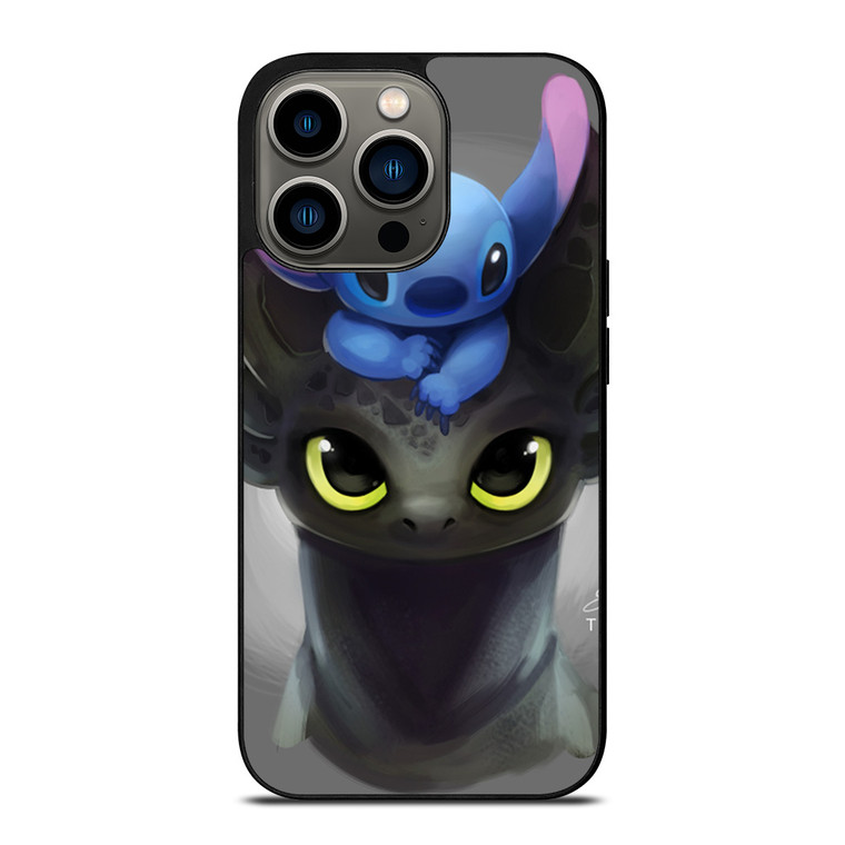 TOOTHLESS AND STITCH iPhone 13 Pro Case Cover