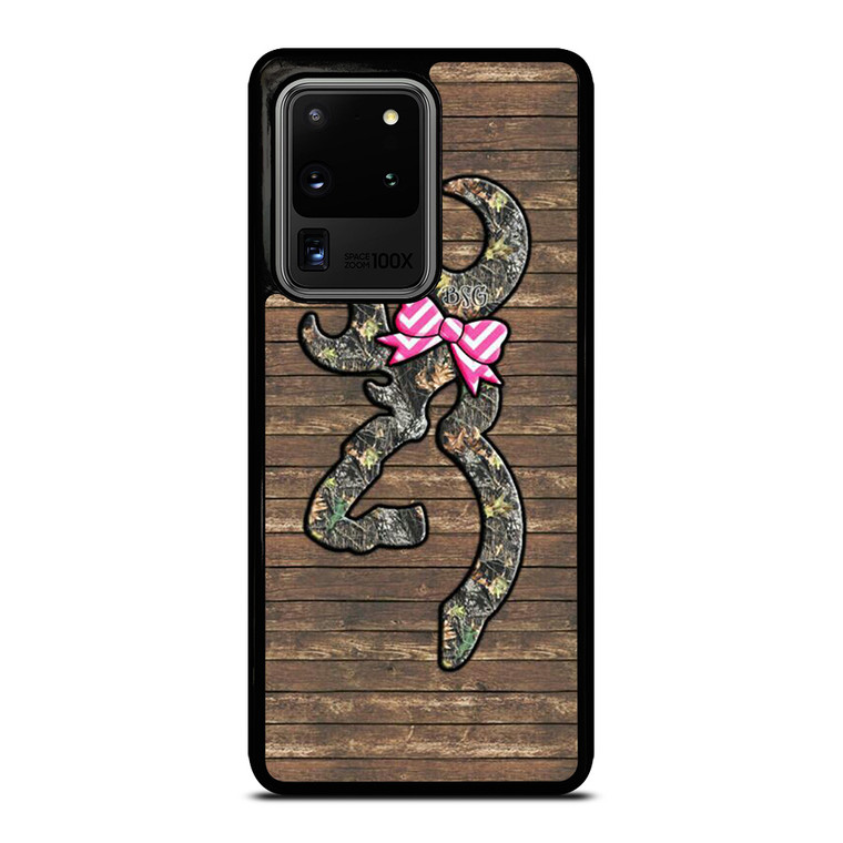 CAMO BROWNING RIBBON Samsung Galaxy S20 Ultra Case Cover