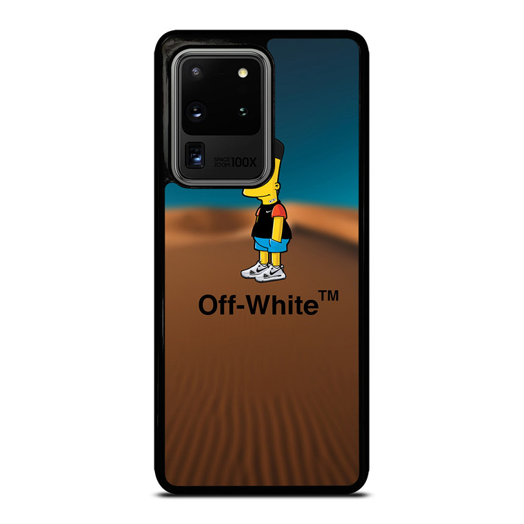 OFF WHITE BART SIMPSONS Samsung Galaxy S20 Ultra Case Cover