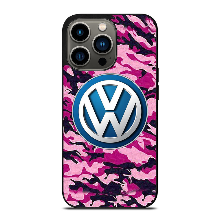 VW VOLKSWAGEN PINK CAMO iPhone 13 Pro Case Cover