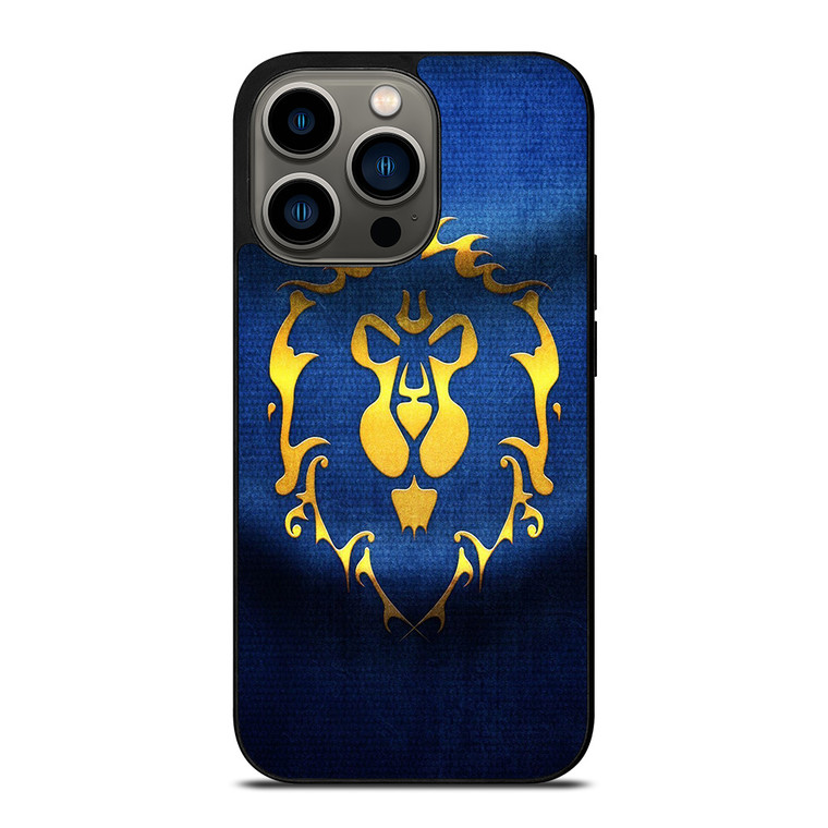 WORLD OF WARCRAFT ALLIANCE WOW FLAGE iPhone 13 Pro Case Cover