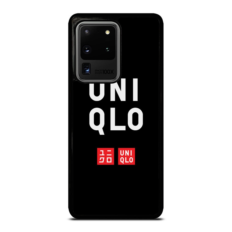 UNIQLO LOGO BLACK 2 Samsung Galaxy S20 Ultra Case Cover