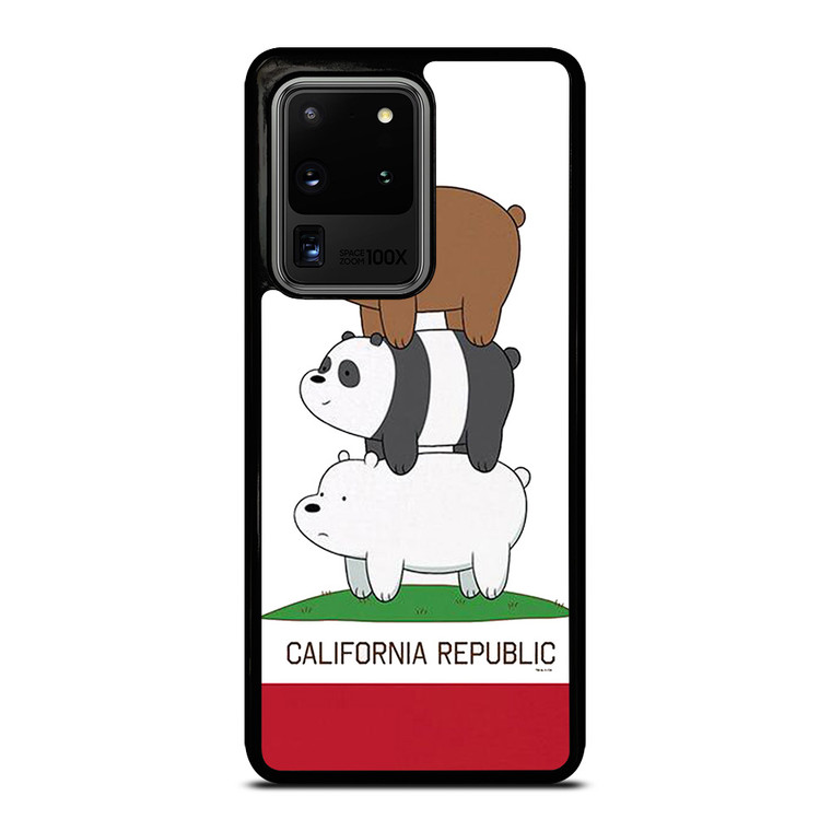 WE BARE BEARS CALIFORNIA REPUBLIC Samsung Galaxy S20 Ultra Case Cover