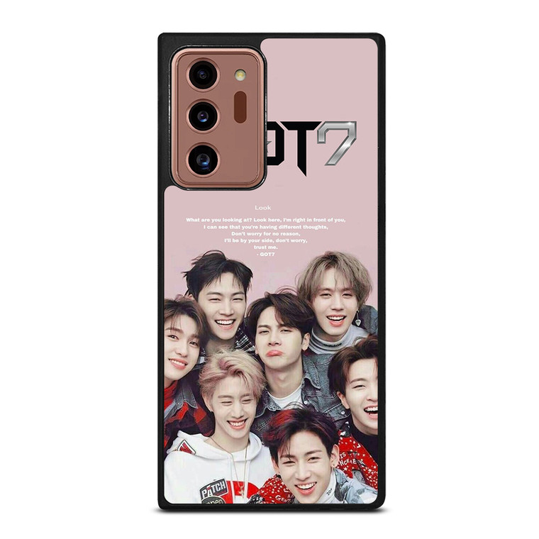 KPOP GOT7 QUOTE Samsung Galaxy Note 20 Ultra Case Cover