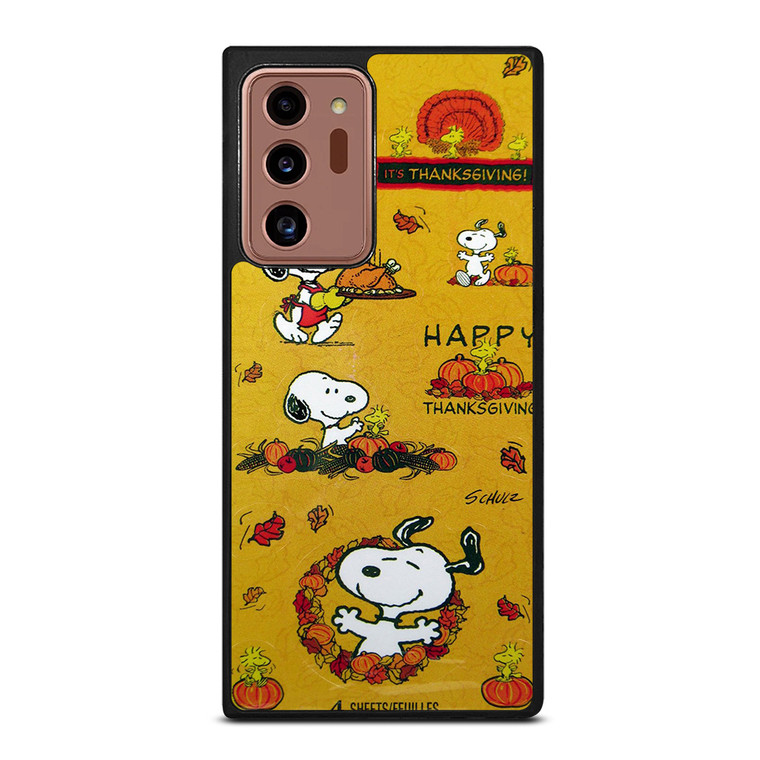 SNOOPY THE PEANUTS THANKSGIVING Samsung Galaxy Note 20 Ultra Case Cover