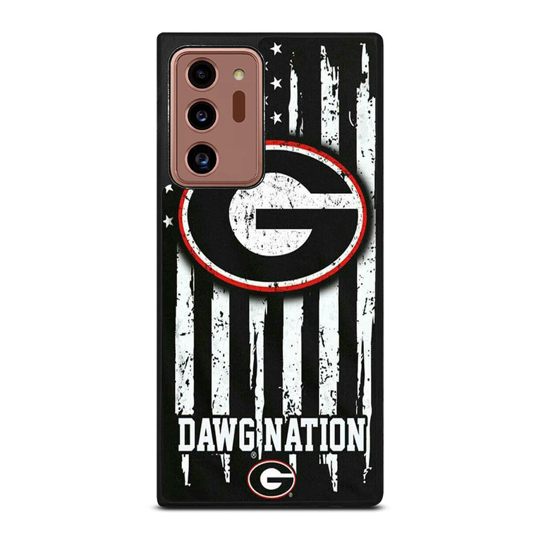 UNIVERSITY GEORGIA BULLDOGS FLAG Samsung Galaxy Note 20 Ultra Case Cover