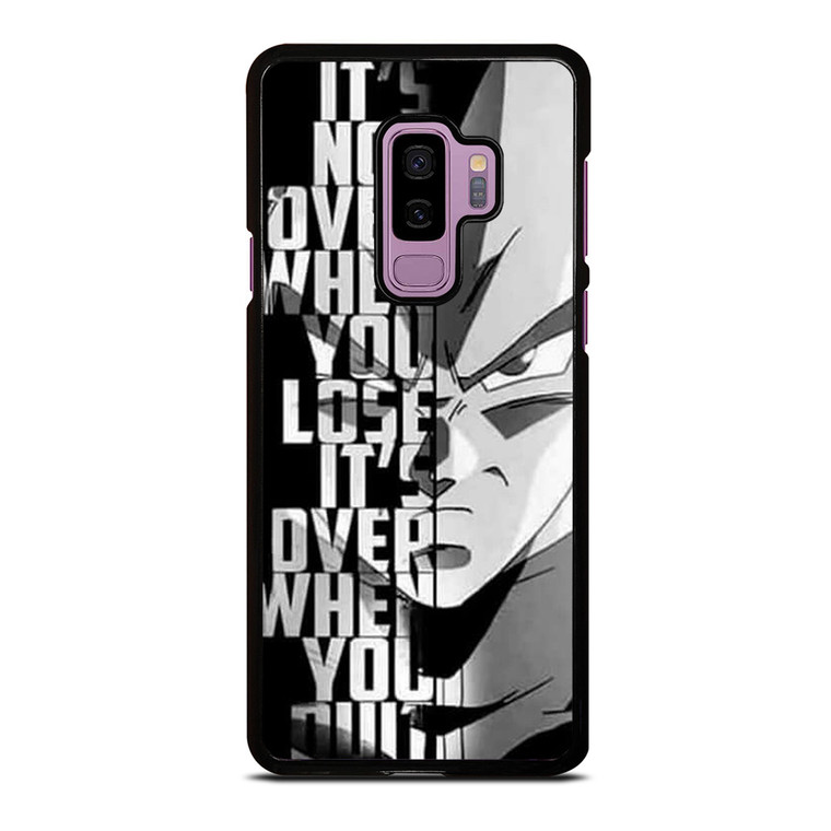 DRAGON BALL VEGETA QUOTE Samsung Galaxy S9 Plus Case Cover