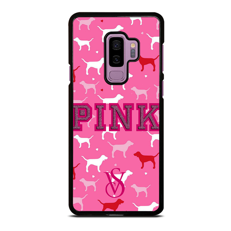 PINK DOG VICTORIA'S SECRET Samsung Galaxy S9 Plus Case Cover