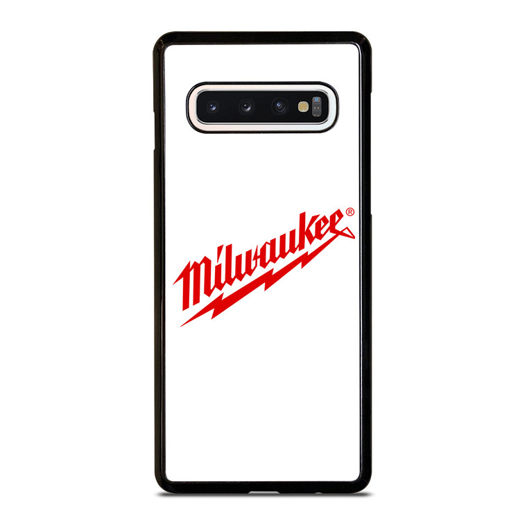 MILWAUKEE TOOL LOGO WHITE Samsung Galaxy S10 Case Cover