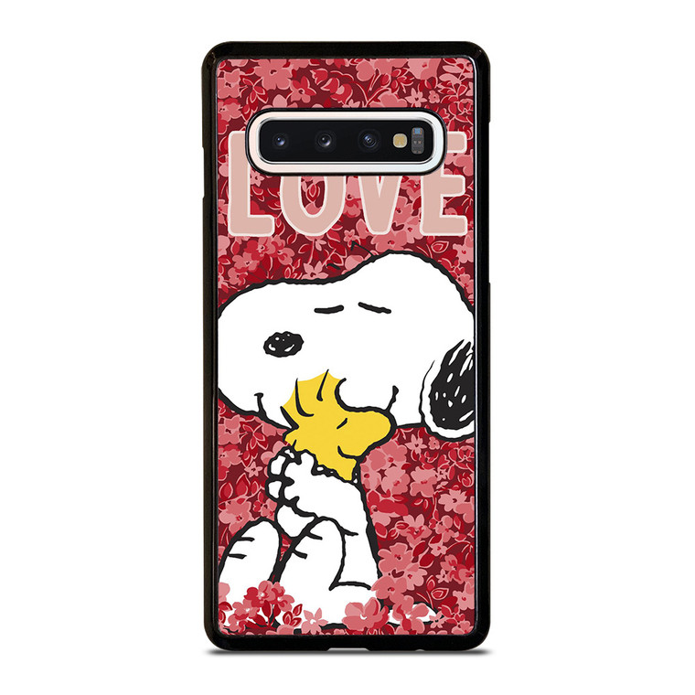 SNOOPY THE PEANUTS LOVE Samsung Galaxy S10 Case Cover