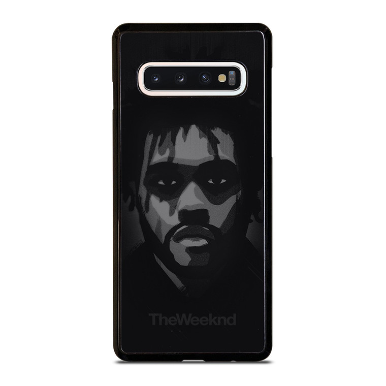 THE WEEKND FACE WHITE BLACK Samsung Galaxy S10 Case Cover