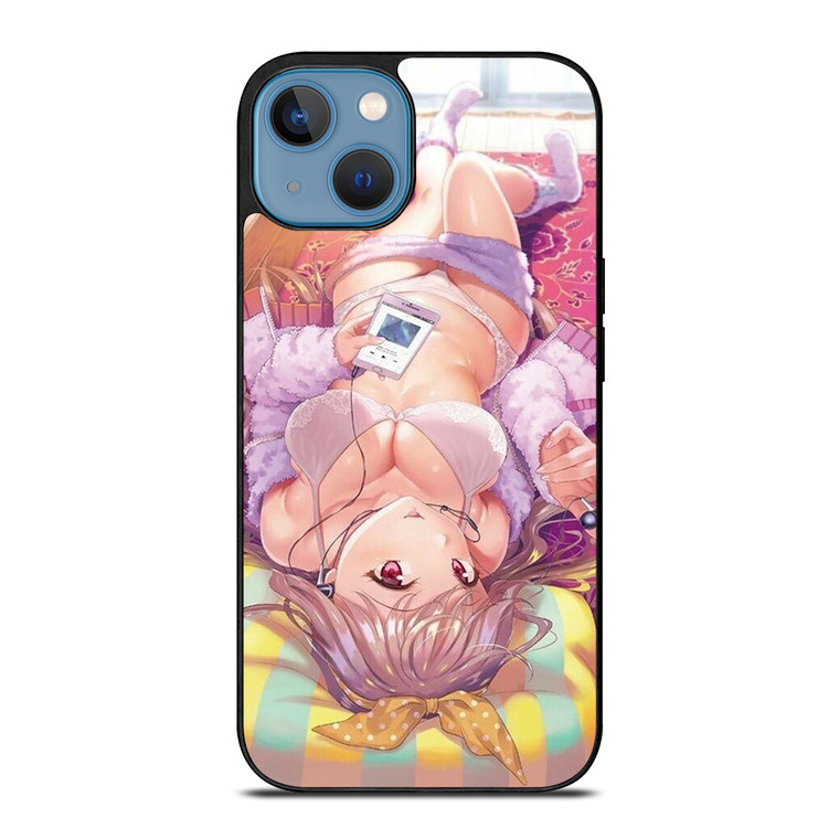 ECCHI SEXY ANIME LYING iPhone 13 Case Cover