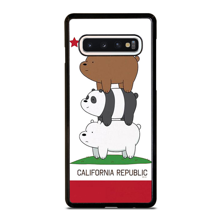 WE BARE BEARS CALIFORNIA REPUBLIC Samsung Galaxy S10 Case Cover