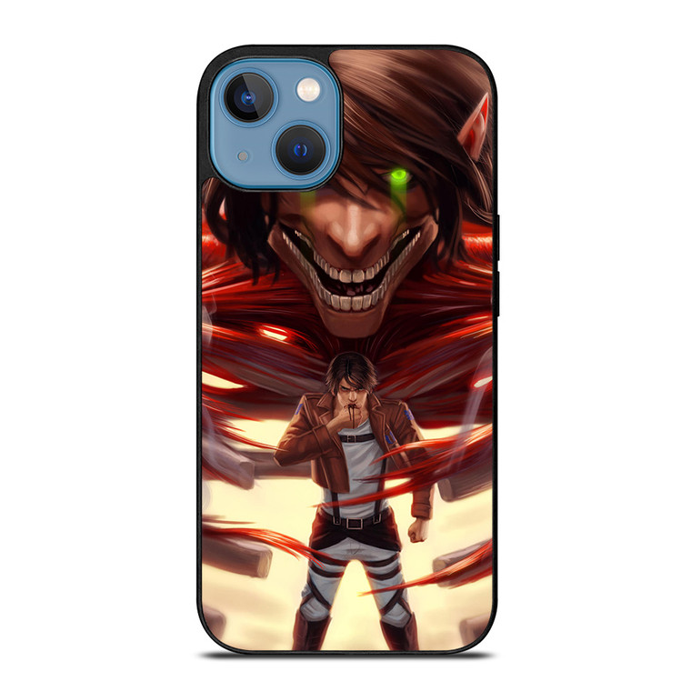 EREN YEAGER ANIME ATTACK ON TITAN iPhone 13 Case Cover