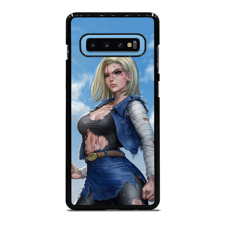 DRAGON BALL ANDROID 18 Samsung Galaxy S10 Plus Case Cover