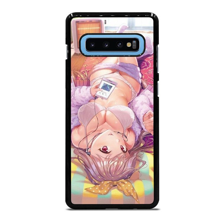 ECCHI SEXY ANIME LYING Samsung Galaxy S10 Plus Case Cover