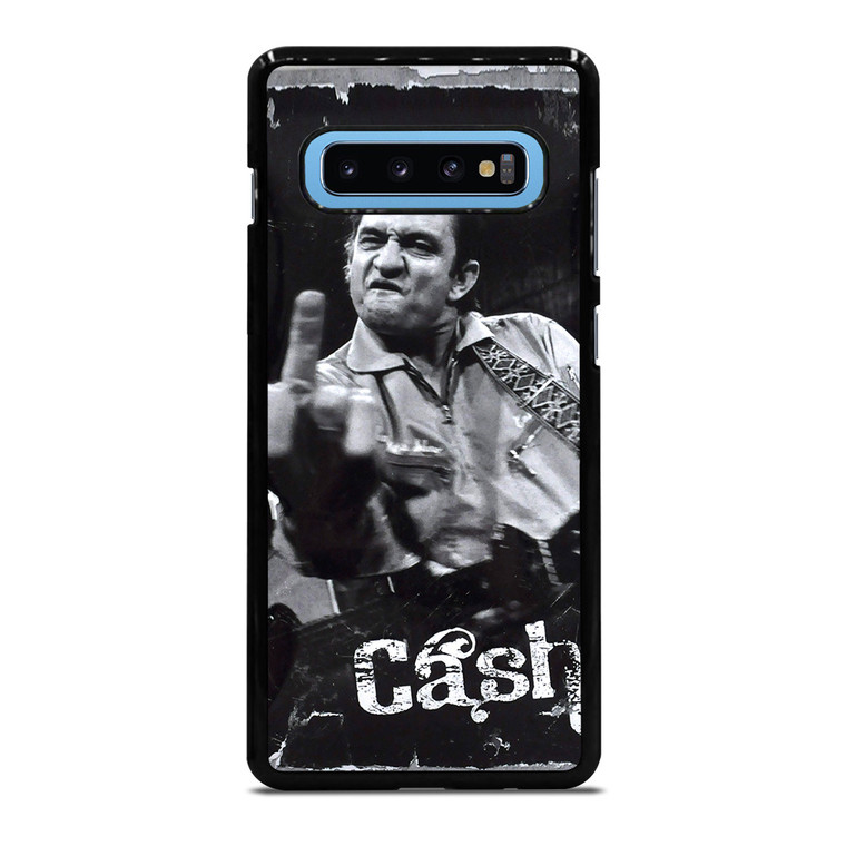 JOHNNY CASH MIDDLE FINGER Samsung Galaxy S10 Plus Case Cover