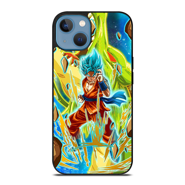 GOKU SAIYAN BLUE DRAGON BALL iPhone 13 Case Cover