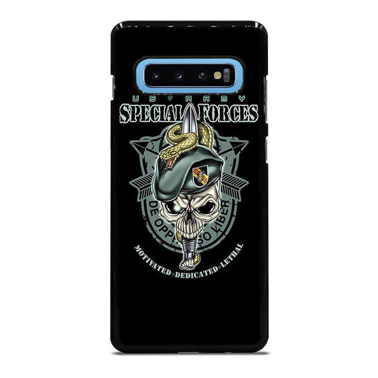 US ARMY SPECIAL FORCES LOGO SKULL Samsung Galaxy S10 Plus Case Cover
