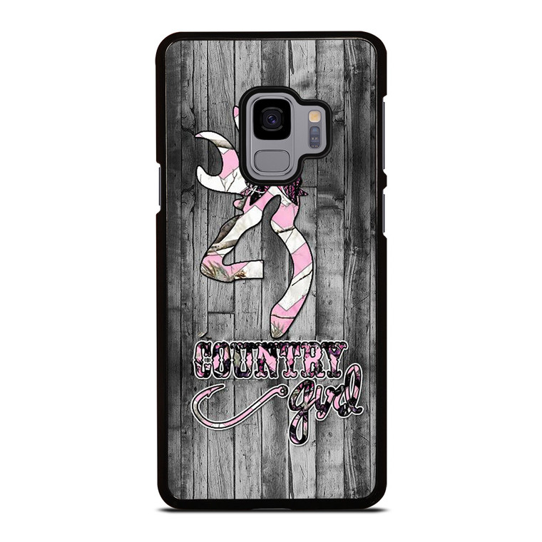 CAMO BROWNING PINK GIRL Samsung Galaxy S9 Case Cover