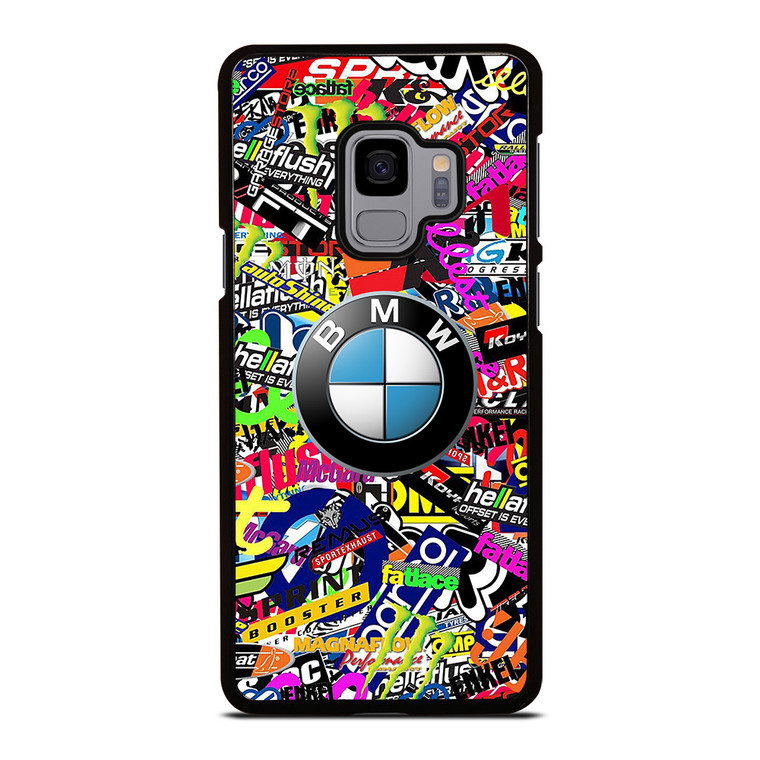 STICKER BOMB BMW LOGO Samsung Galaxy S9 Case Cover