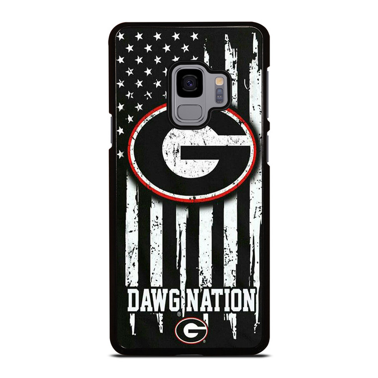 UNIVERSITY GEORGIA BULLDOGS FLAG Samsung Galaxy S9 Case Cover