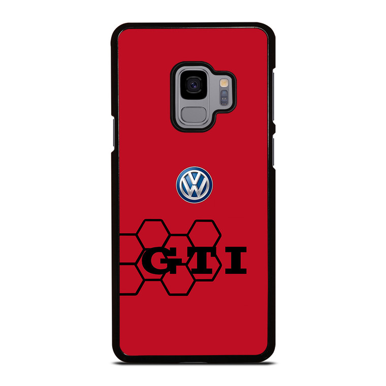 VW VOLKSWAGEN RED HONEYCOMB Samsung Galaxy S9 Case Cover