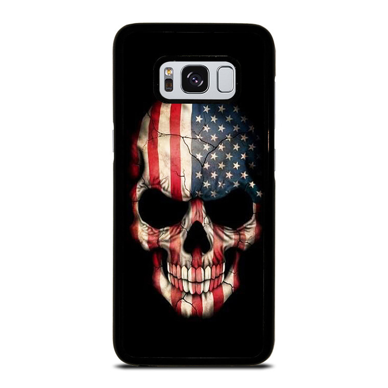 AMERICAN FLAG SKULL Samsung Galaxy S8 Case Cover
