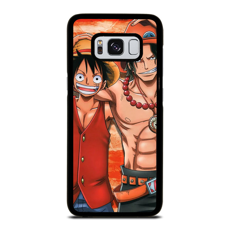 ONE PIECE ACE AND LUFFY Samsung Galaxy S8 Case Cover