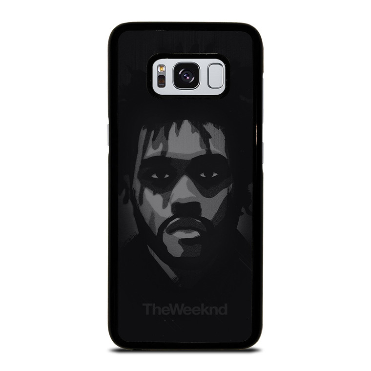 THE WEEKND FACE WHITE BLACK Samsung Galaxy S8 Case Cover