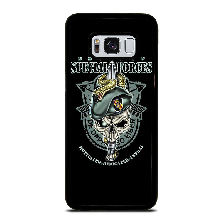 US ARMY SPECIAL FORCES LOGO SKULL Samsung Galaxy S8 Case Cover