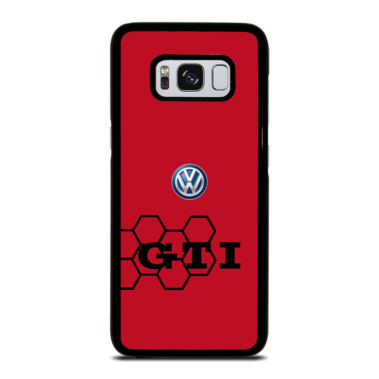 VW VOLKSWAGEN RED HONEYCOMB Samsung Galaxy S8 Case Cover