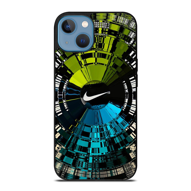 NIKE GLASS CIRCLE LOGO iPhone 13 Case Cover