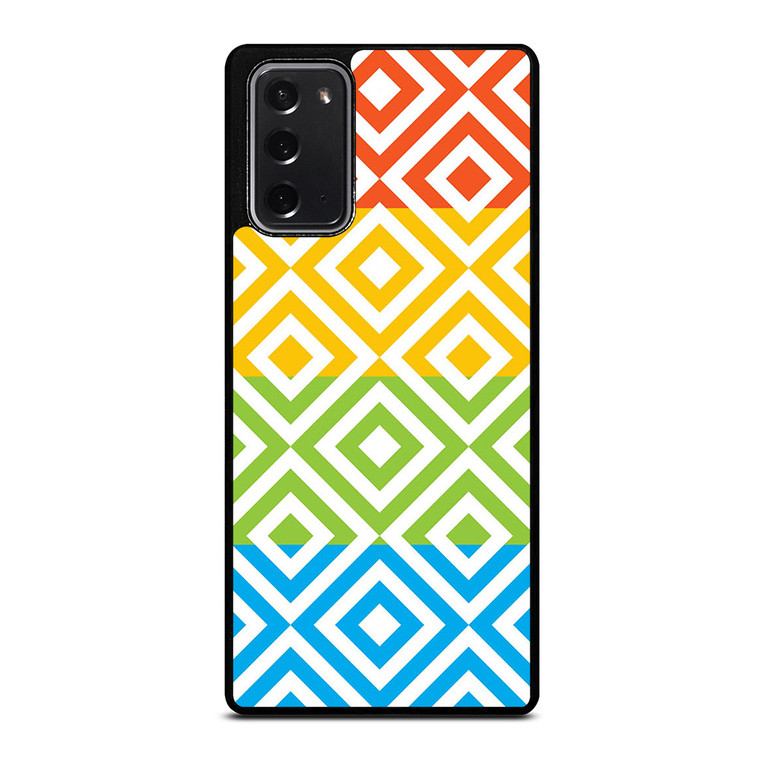 SQUARE PATTERN Samsung Galaxy Note 20 Case Cover