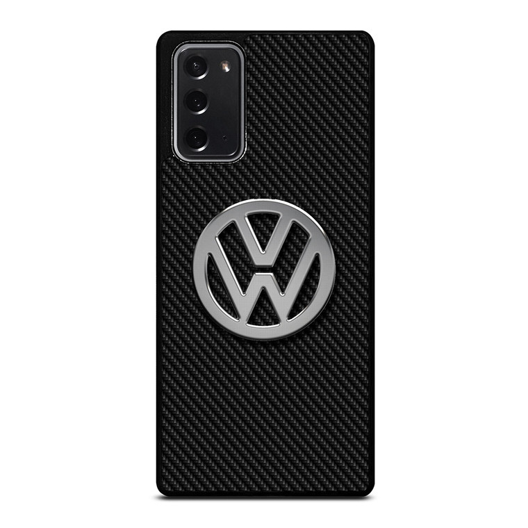 VW VOLKSWAGEN METAL CARBON LOGO Samsung Galaxy Note 20 Case Cover