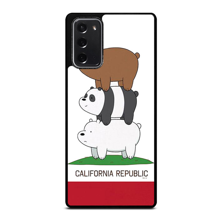 WE BARE BEARS CALIFORNIA REPUBLIC Samsung Galaxy Note 20 Case Cover