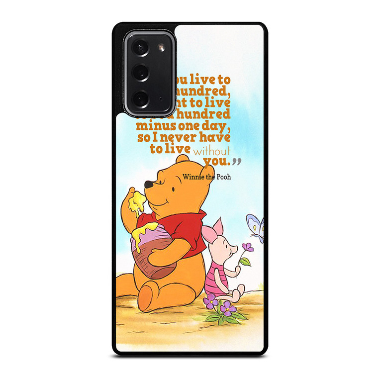 WINNIE THE POOH QUOTE Disney Samsung Galaxy Note 20 Case Cover