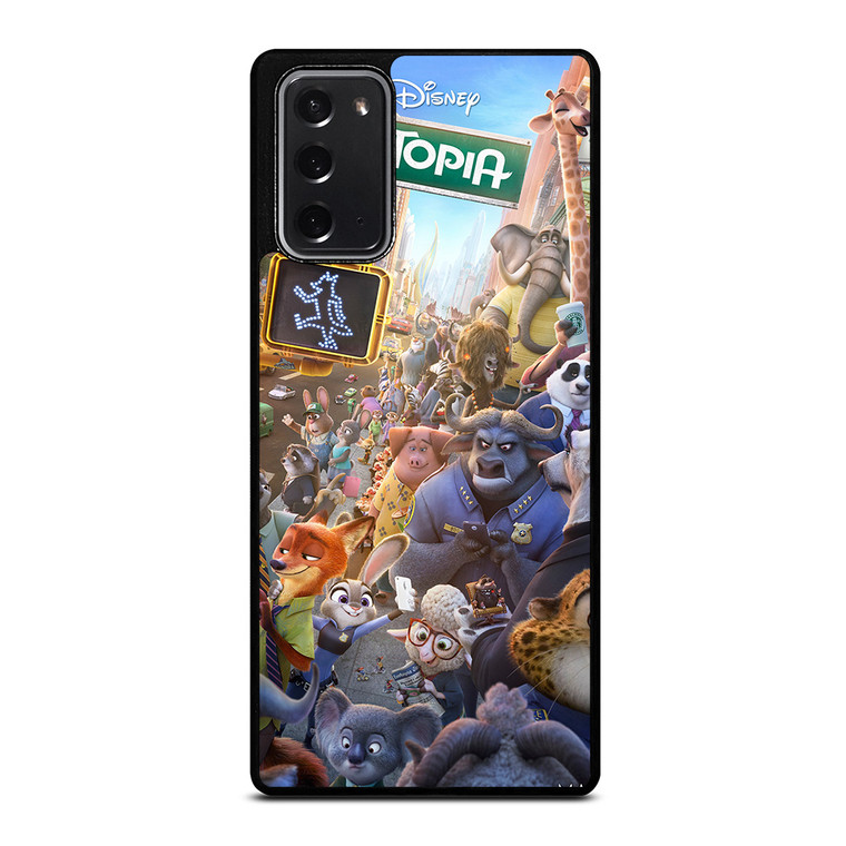 ZOOTOPIA CHARACTERS Disney Samsung Galaxy Note 20 Case Cover