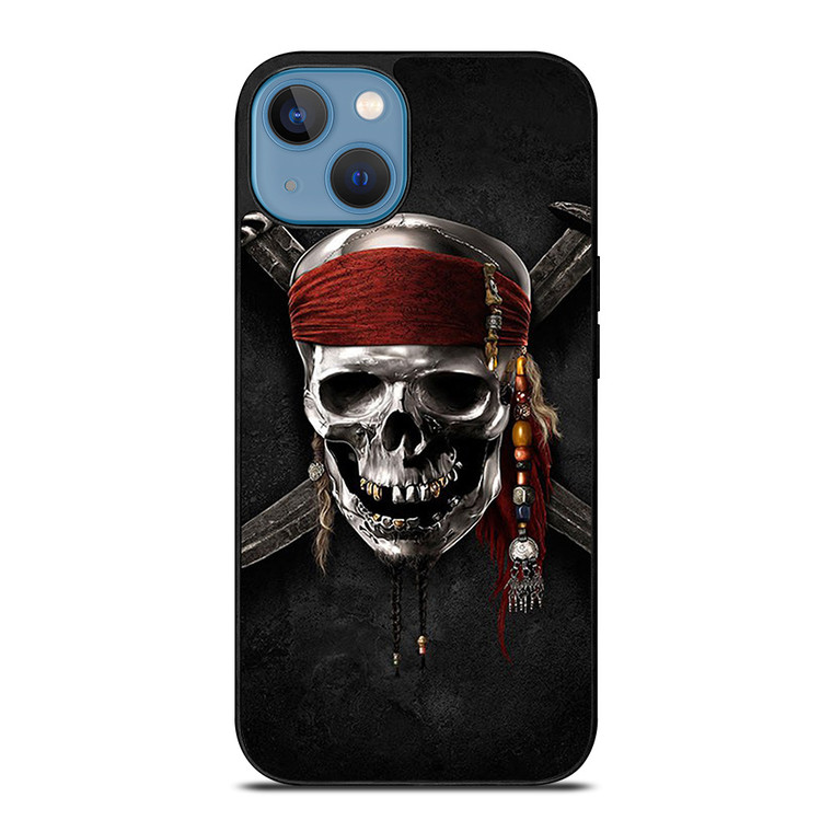 PIRATES OF THE CARIBBEAN SKULL iPhone 13 Case Cover